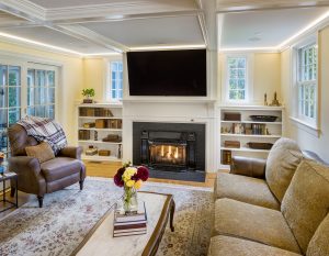 living room renovation in rhode island