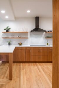 open shelving contemporary kitchen renovation east side of providence rhode island