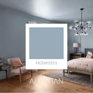 2022 interior paint trends HGTV Home by Sherwin Williams Aleutian