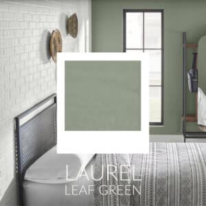 2022 interior design trending colors BHG Laurel Leaf Gree