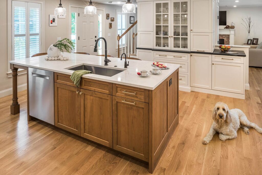 Mansfield Kitchen and Mudroom Addition Red House Design Build