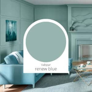 valspar renew blue paint color
