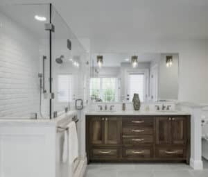 crisp clean bathroom design in 2019
