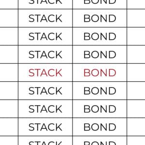 stack bond graphic

