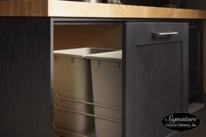 dual trash receptacle pullout drawer is among the most popular kitchen cabinet accessories