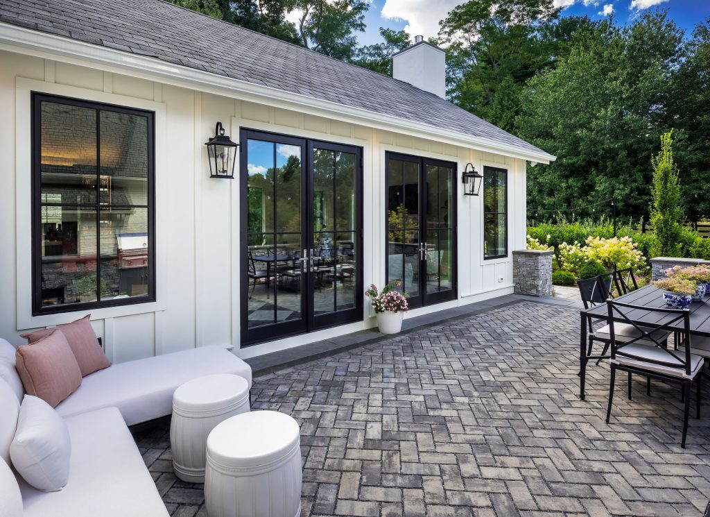 family room home addition designed and constructed in East Greenwich, RI by Red House Design Build