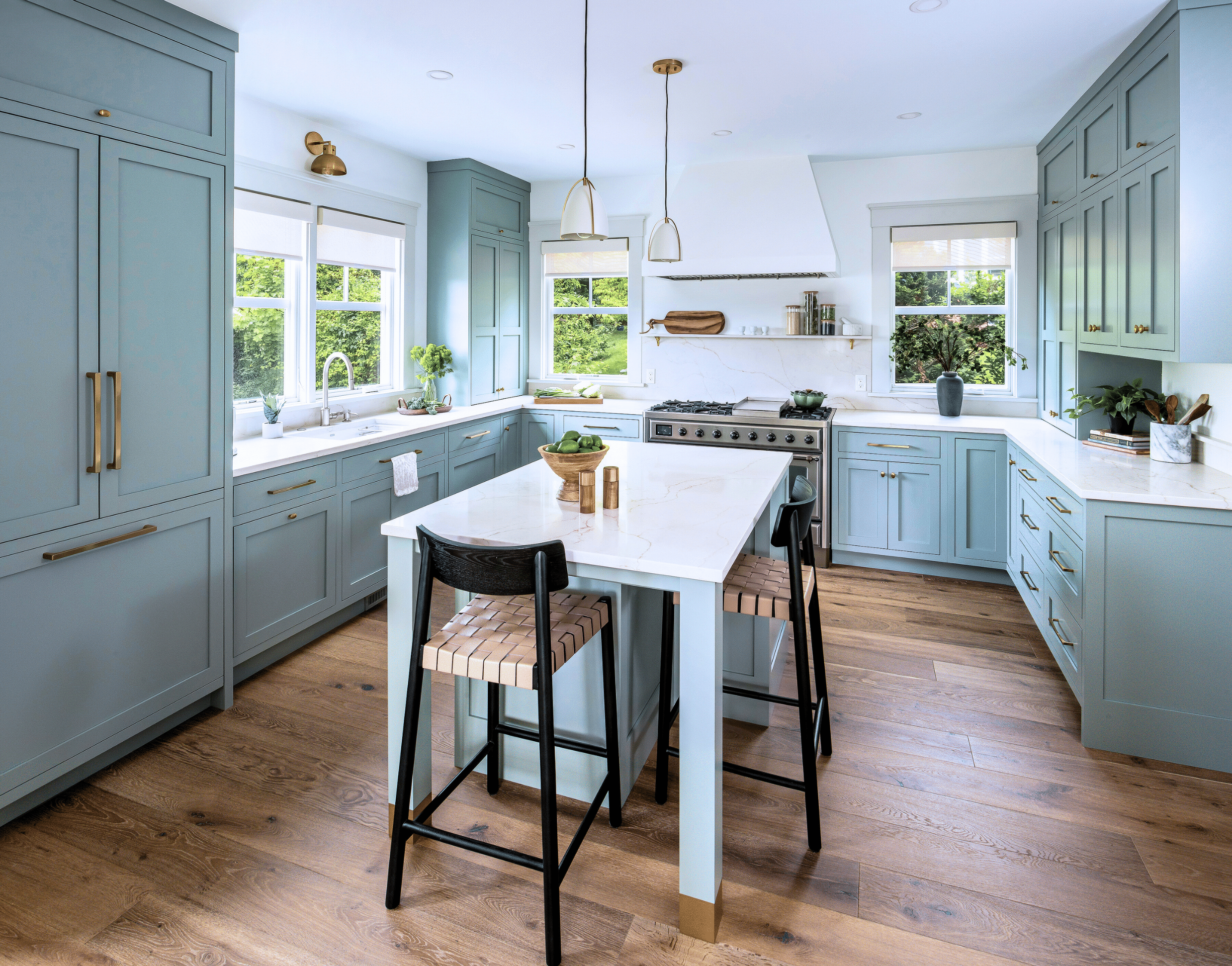 blue kitchen design ideas